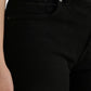 Chic Black Mid-Waist Stretch Jeans