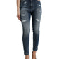 Elegant High Waist Stretch Denim Jeans