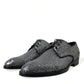 Exquisite Sequined Derby Dress Shoes