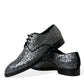 Exquisite Sequined Derby Dress Shoes