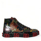 Chic Multicolor High-Top Sneakers