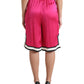 Chic Pink High Waist Jersey Shorts