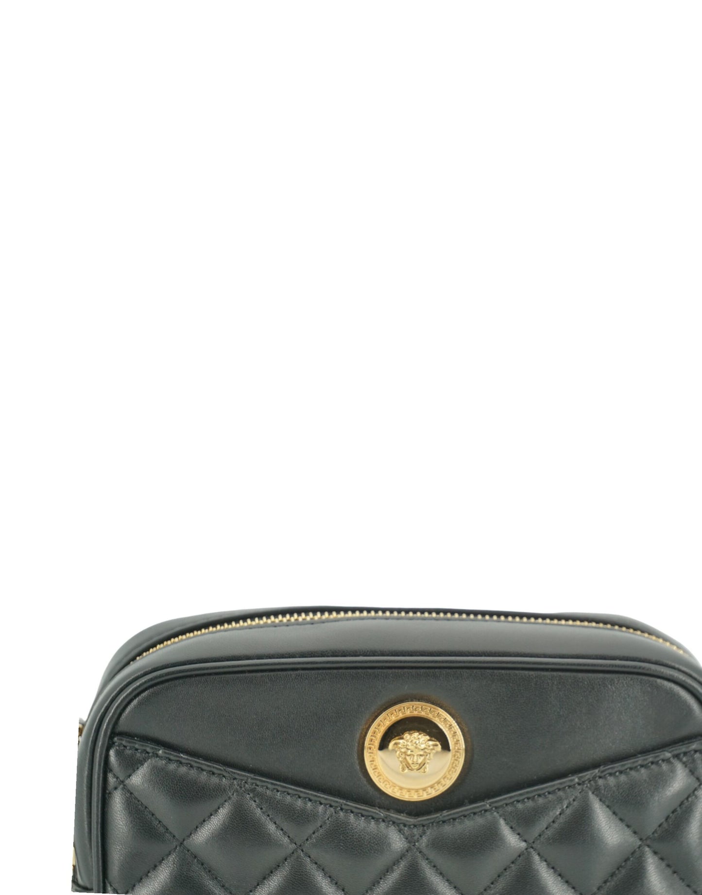 Elegant Small Black Leather Crossbody Bag