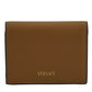 Elegant Compact Leather Wallet in Brown