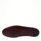 Blue Crocodile Leather Loafers Slip On Shoes