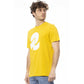 Yellow Cotton Men T-Shirt