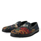 Elegant Multicolor Floral Loafers