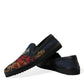 Elegant Multicolor Floral Loafers