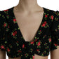 Floral Print Cropped Top Luxe Fashion