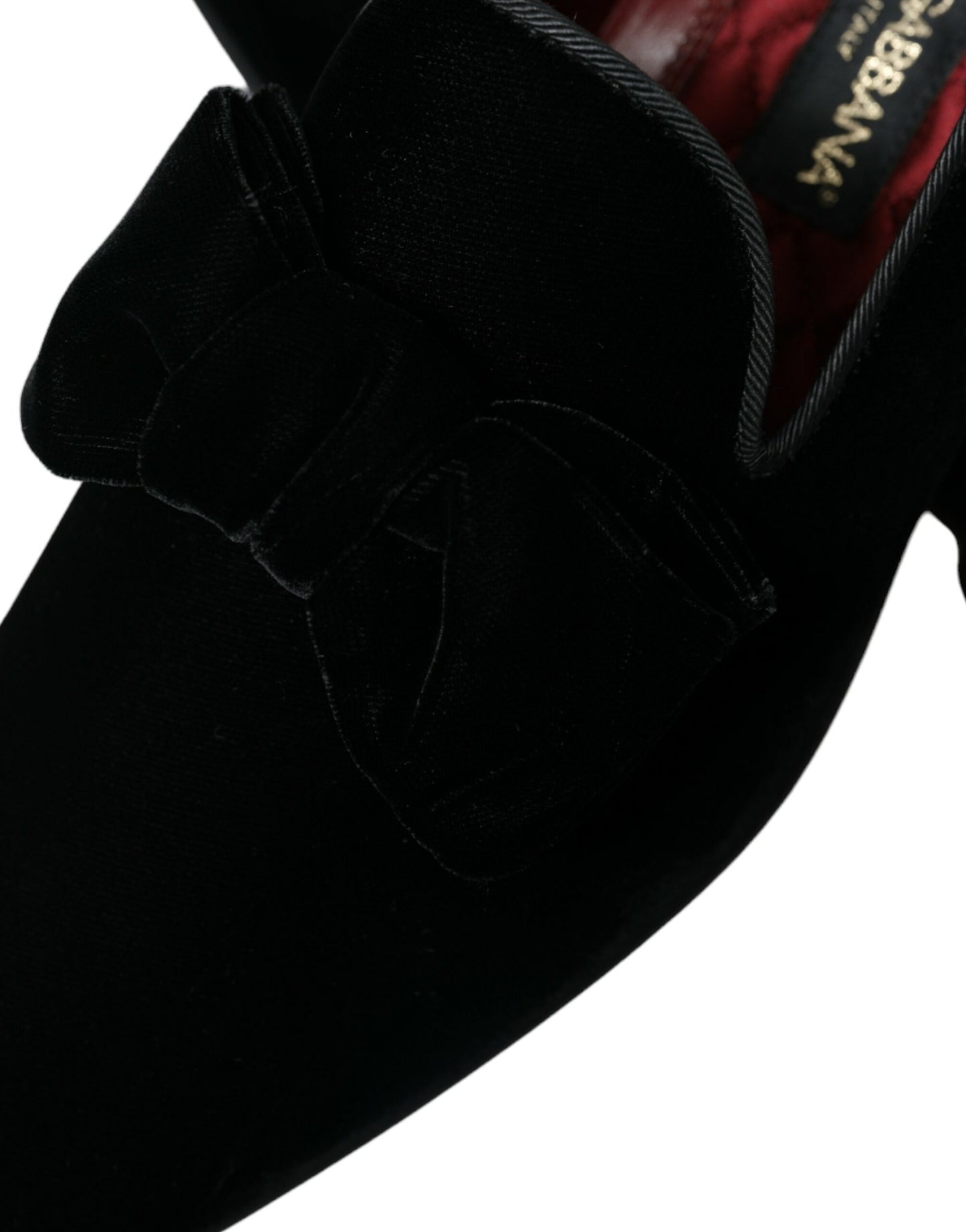 Elegant Black Velvet Loafers - Men's Luxury Footwear