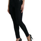 Sleek Mid-Waist Stretch Denim Jeans