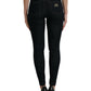 Sleek Mid-Waist Stretch Denim Jeans