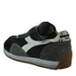 Black and Gray Equipe H Dirty Stone Wash Evo Sneakers