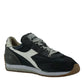 Black and Gray Equipe H Dirty Stone Wash Evo Sneakers