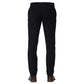 Blue Wool Men Trouser