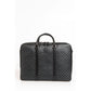 Black Leather Men Briefcase