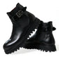 Elegant Black Calf Leather Chelsea Boots