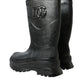 Sleek Metallic Rubber Rain Boots with DG Logo