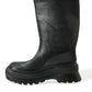 Sleek Metallic Rubber Rain Boots with DG Logo