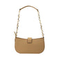 Carmen Small Camel Haircalf Pouchette Shoulder Crossbody Purse