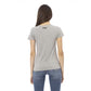 Gray Cotton Women T-Shirt