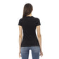 Black Cotton Women T-Shirt