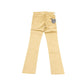 Beige Cotton Men Jeans