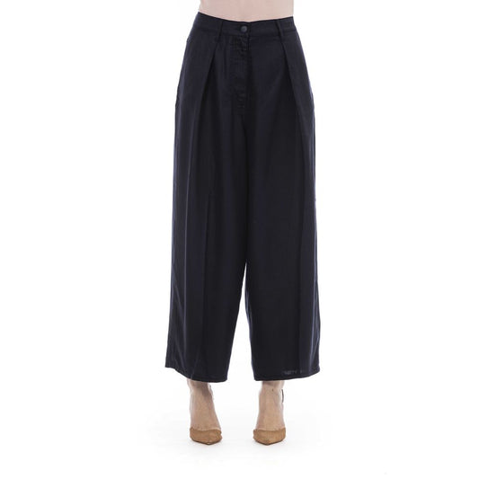 Black Cotton Women's Pant