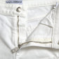 Elegant White Mid-Waist Denim Cropped Jeans