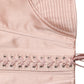 Elegant Pink Lace-Up Corset Belt