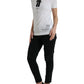 Elegant Monochrome Crew Neck T-Shirt