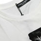 Elegant Monochrome Crew Neck T-Shirt