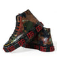 Multicolor High-Top Sneakers with Luxe Appeal