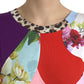 Multicolor Cotton Silk Patchwork Blouse