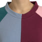 Multicolor Cotton Crew Neck Sweater