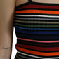 Chic Striped Spaghetti Strap Tank Top