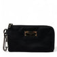 Chic Nylon-Leather Designer Pouch