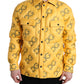 Elegant Yellow Padded Blouson Jacket