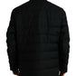 Elegant Black Padded Parka Jacket