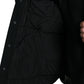 Elegant Black Padded Parka Jacket