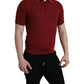 Elegant Silk Maroon Polo T-Shirt