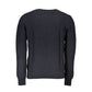 Blue Cotton Men Sweater