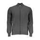 Gray Wool Men Cardigan