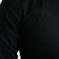 Elegant Black Slim Fit Italian Dress Shirt