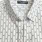 Elegant White Cotton Slim Fit Dress Shirt