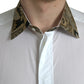 Elegant Gold Detail Dress Shirt