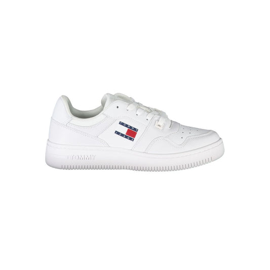 White Leather Women Sneaker