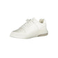 White Polyethylene Men Sneaker