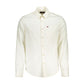 White Cotton Men Shirt