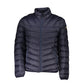 Blue Polyamide Men Jacket